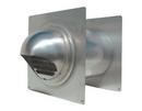 4 x 7-4/5 in. Stainless Steel Horizontal Wall Thimble with Hood