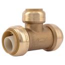SharkBite&reg; Natural Brass Push Brass Reducing Tee 