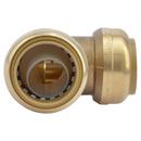 SharkBite&reg; Natural Brass Push Brass Standard Radius 90 Degree Elbow 