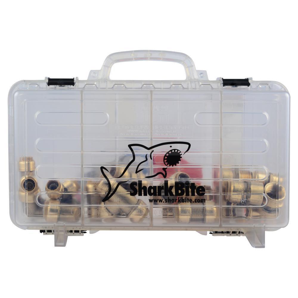 SharkBite&reg; Natural Brass Push Brass Reducing Coupling 