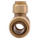 SharkBite&reg; Natural Brass Push Brass Reducing Tee 