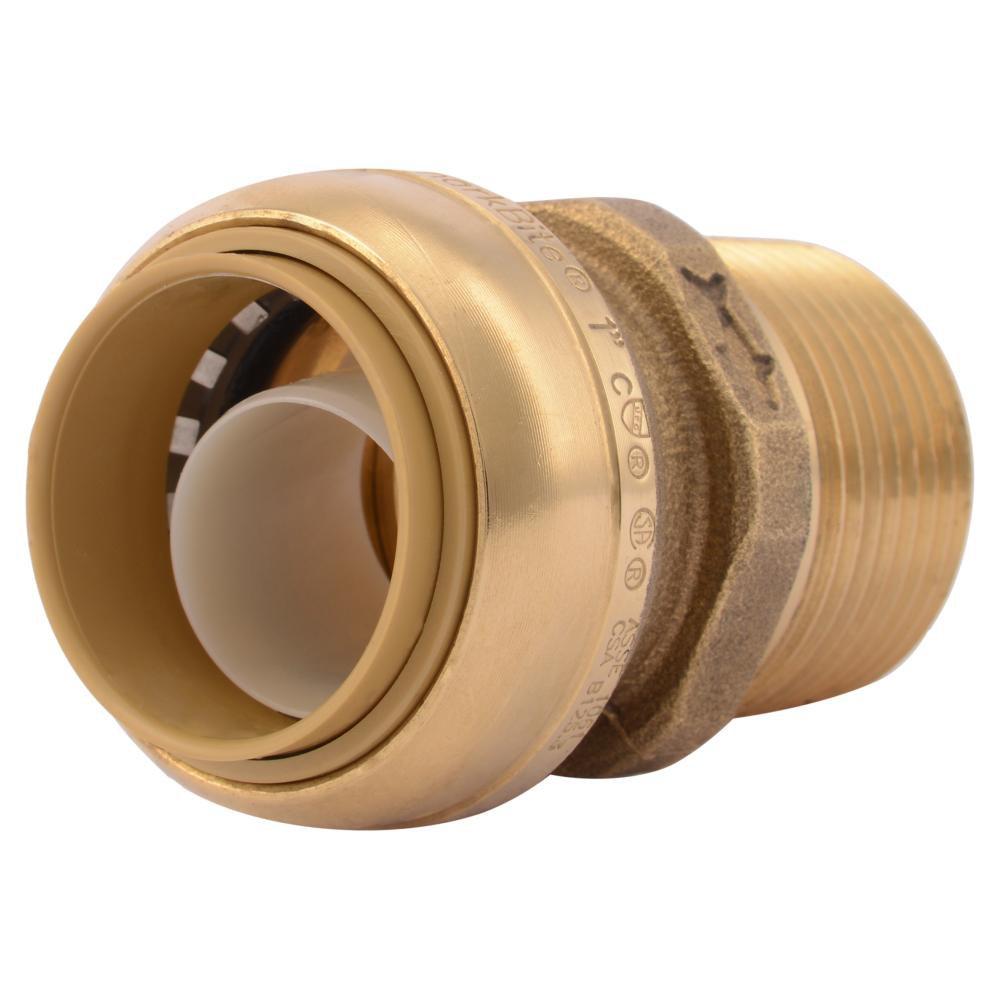 SharkBite® Push x MNPT Brass Adapter 