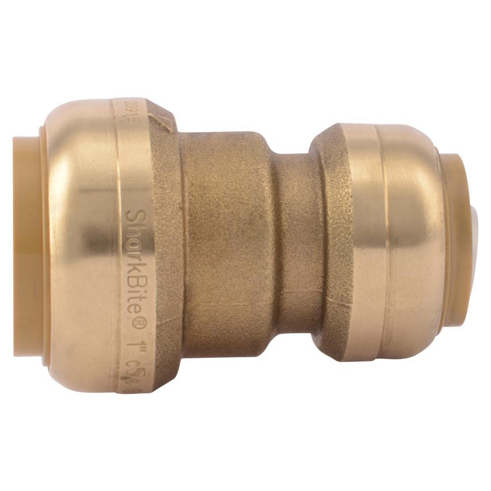 SharkBite&reg; Natural Brass Push Brass Coupling 