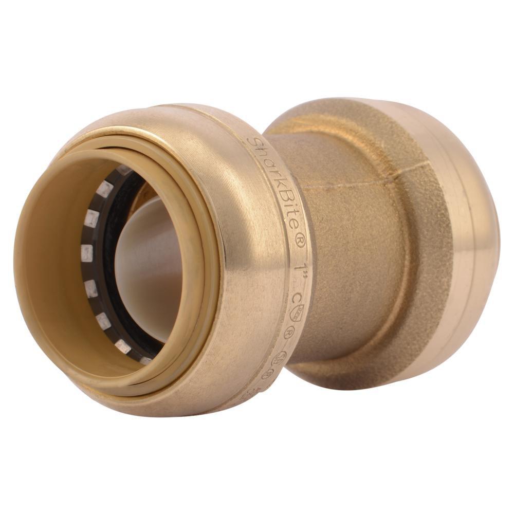 SharkBite® Natural Brass Push Brass Coupling 