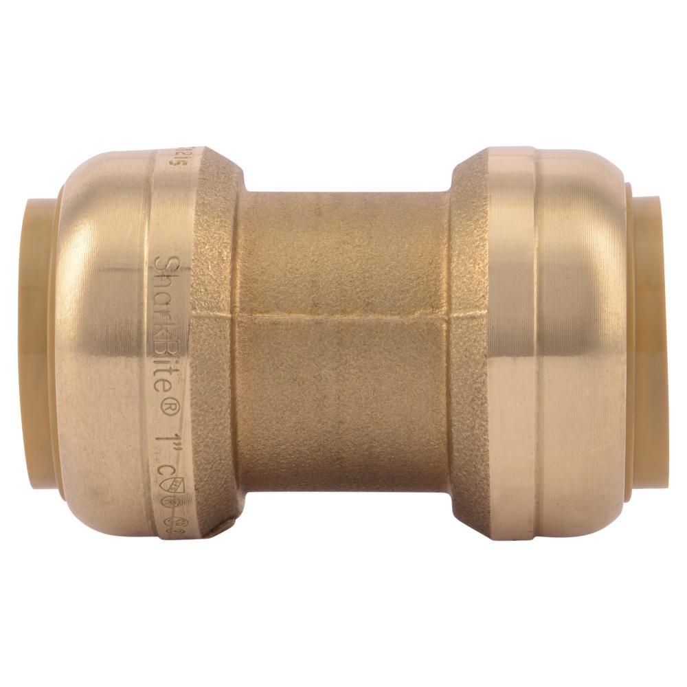 SharkBite® Natural Brass Push Brass Coupling 