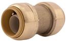SharkBite&reg; Natural Brass Push Brass Coupling 