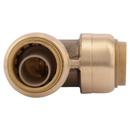 SharkBite&reg; Natural Brass Push Brass Standard Radius 90 Degree Elbow 