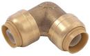 1/2 in. Push Brass Standard Radius 90 Degree Elbow