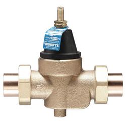 1 in. 400 psi Cast Copper Silicon Alloy Double Union Sweat Pressure Reducing Valve
