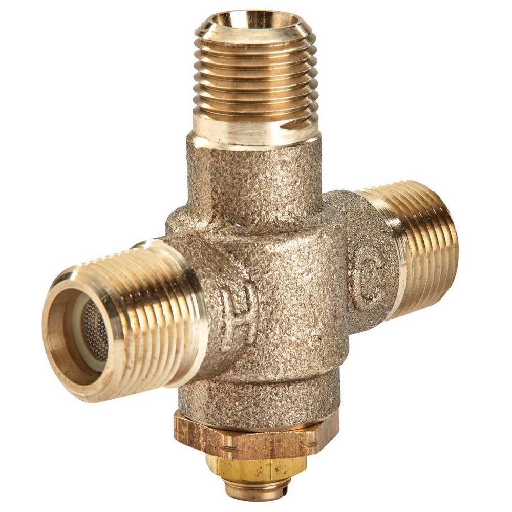 Powers Rough Bronze NPT Thermostatic Valve 