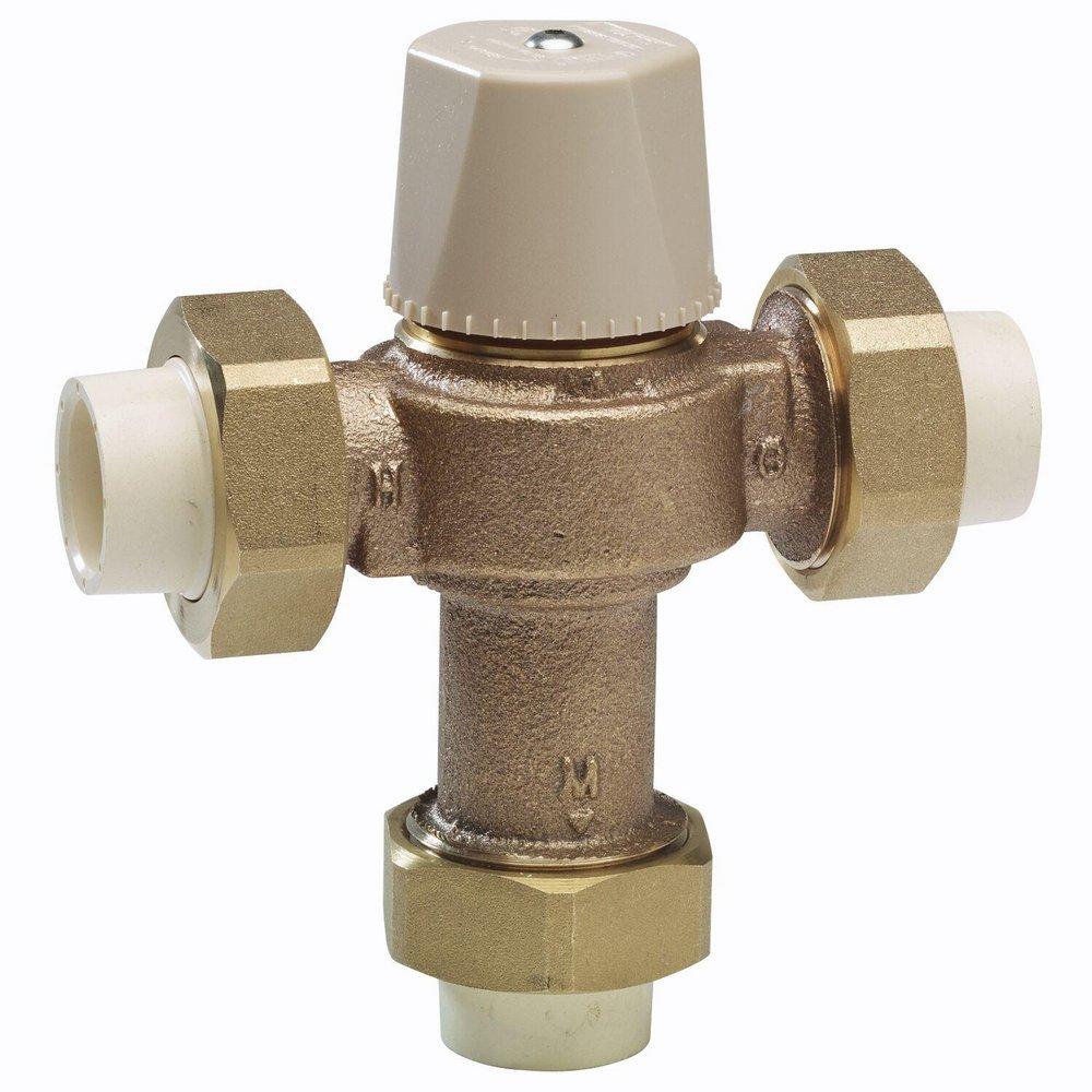 Watts Rough Bronze CPVC Thermostat Mixing Valve 