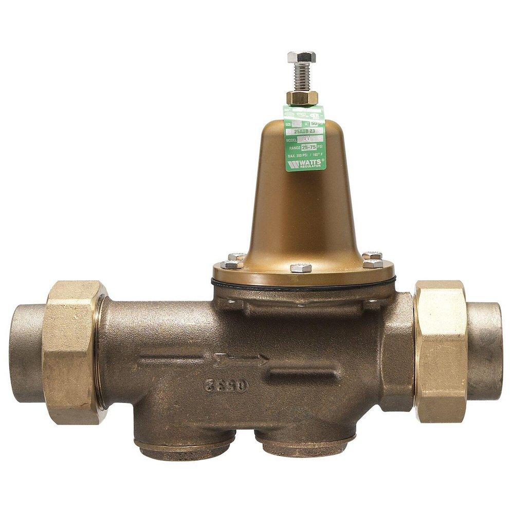Watts Copper Silicon Alloy Union NPT Pressure Reducing Valve 