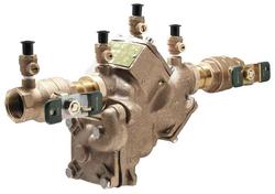 3/4 in Bronze FPT Reduced Pressure Zone Assembly with Quarter-Turn Ball Valves