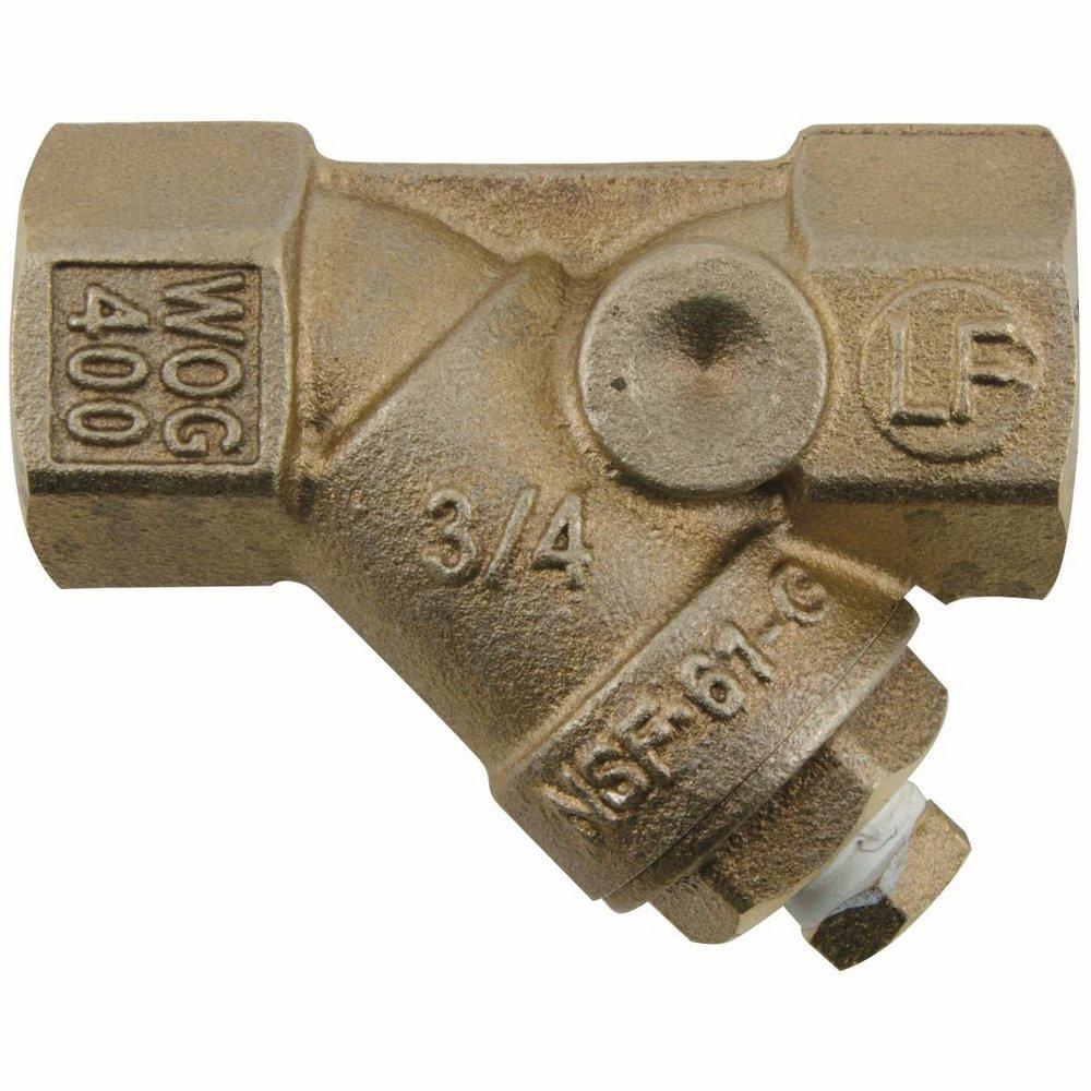 Watts Wye Cast Copper Silicon Alloy Female Threaded 20 Mesh Valve Strainer 