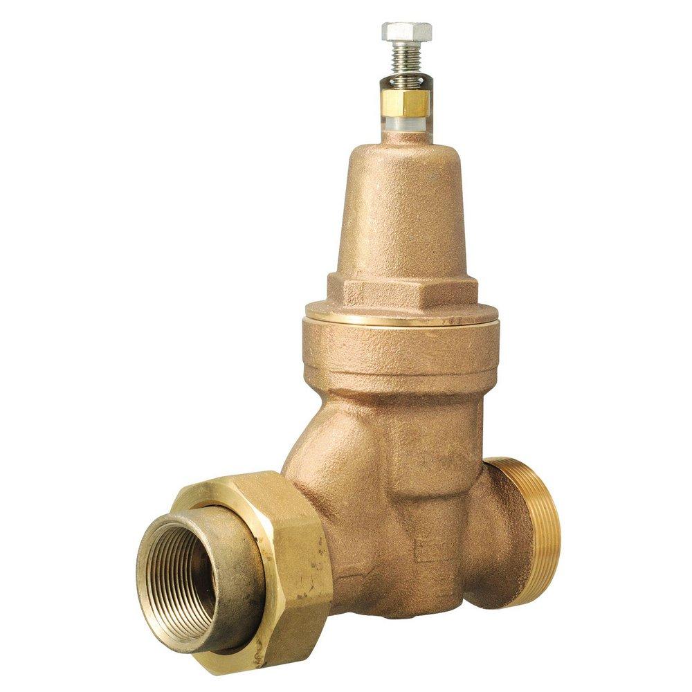 Watts Stainless Steel 300 psi Brass NPT Union x FNPT Pressure Reducing Valve 