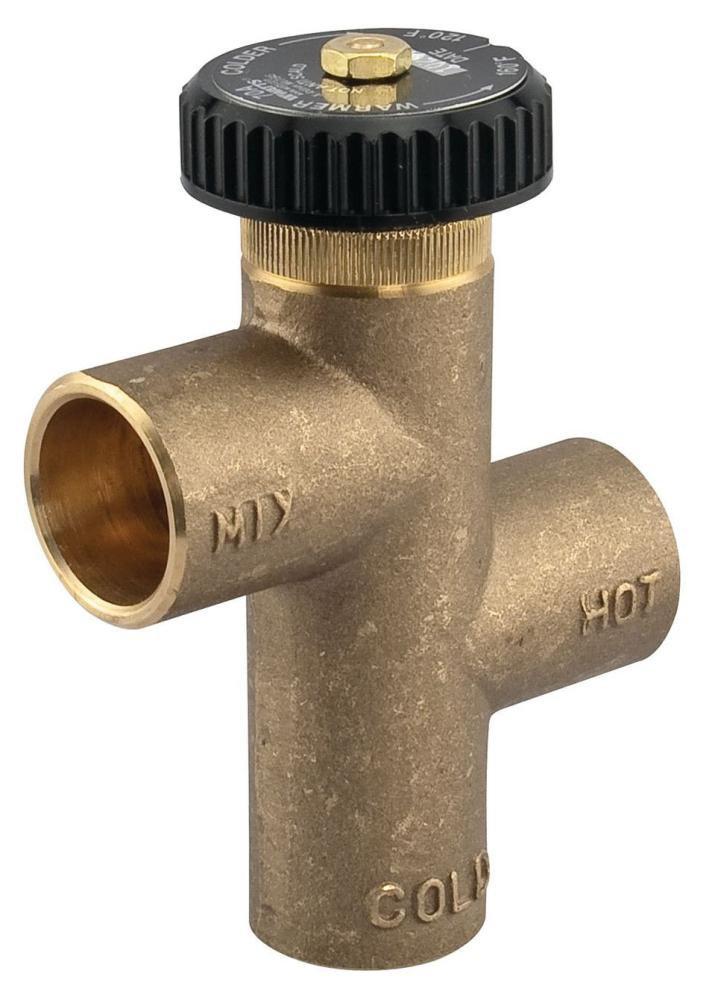 Watts Rough Bronze Thermostat Tempering Valve 