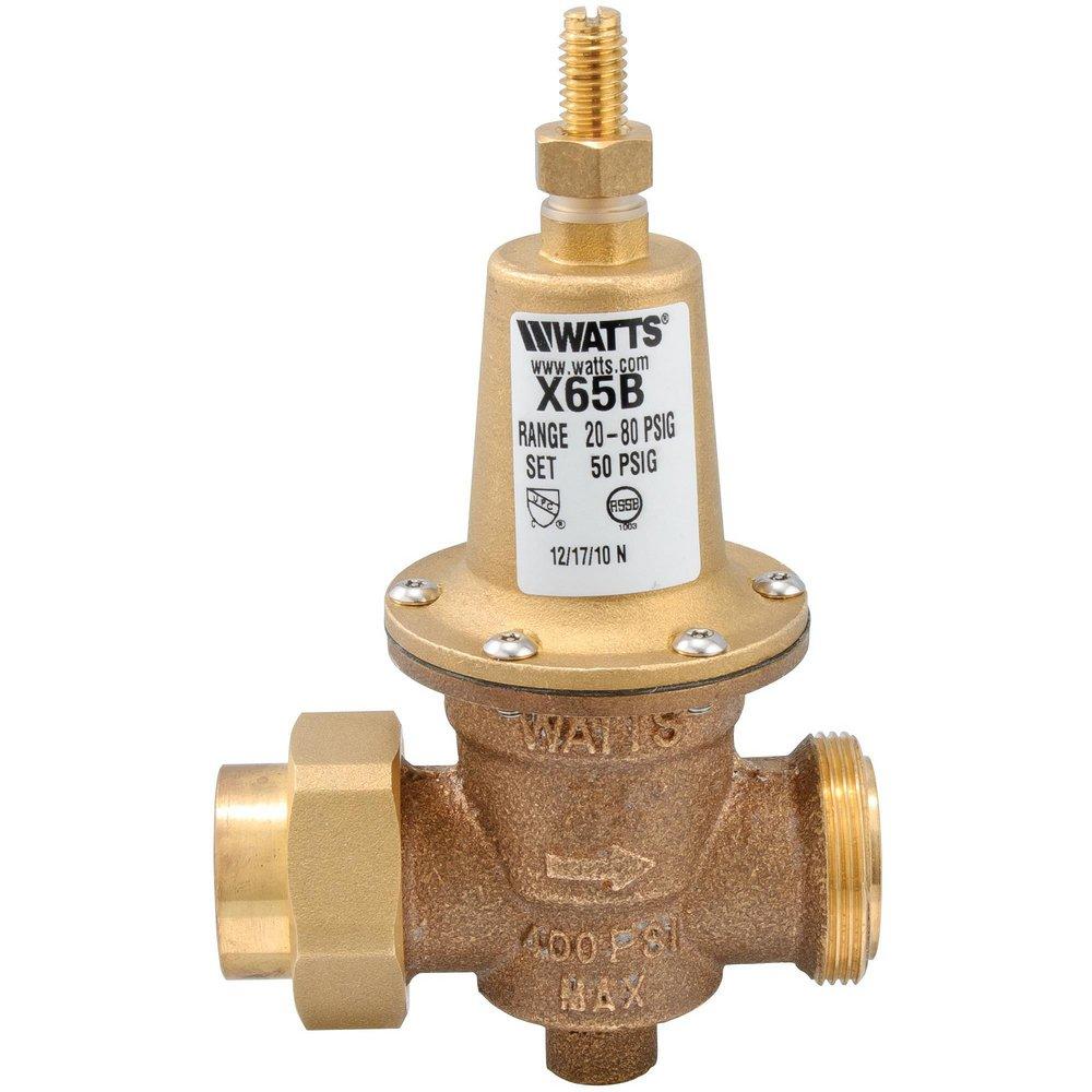 Watts 400 psi Cast Copper Silicon Alloy FNPT Union x FNPT Pressure Reducing Valve 