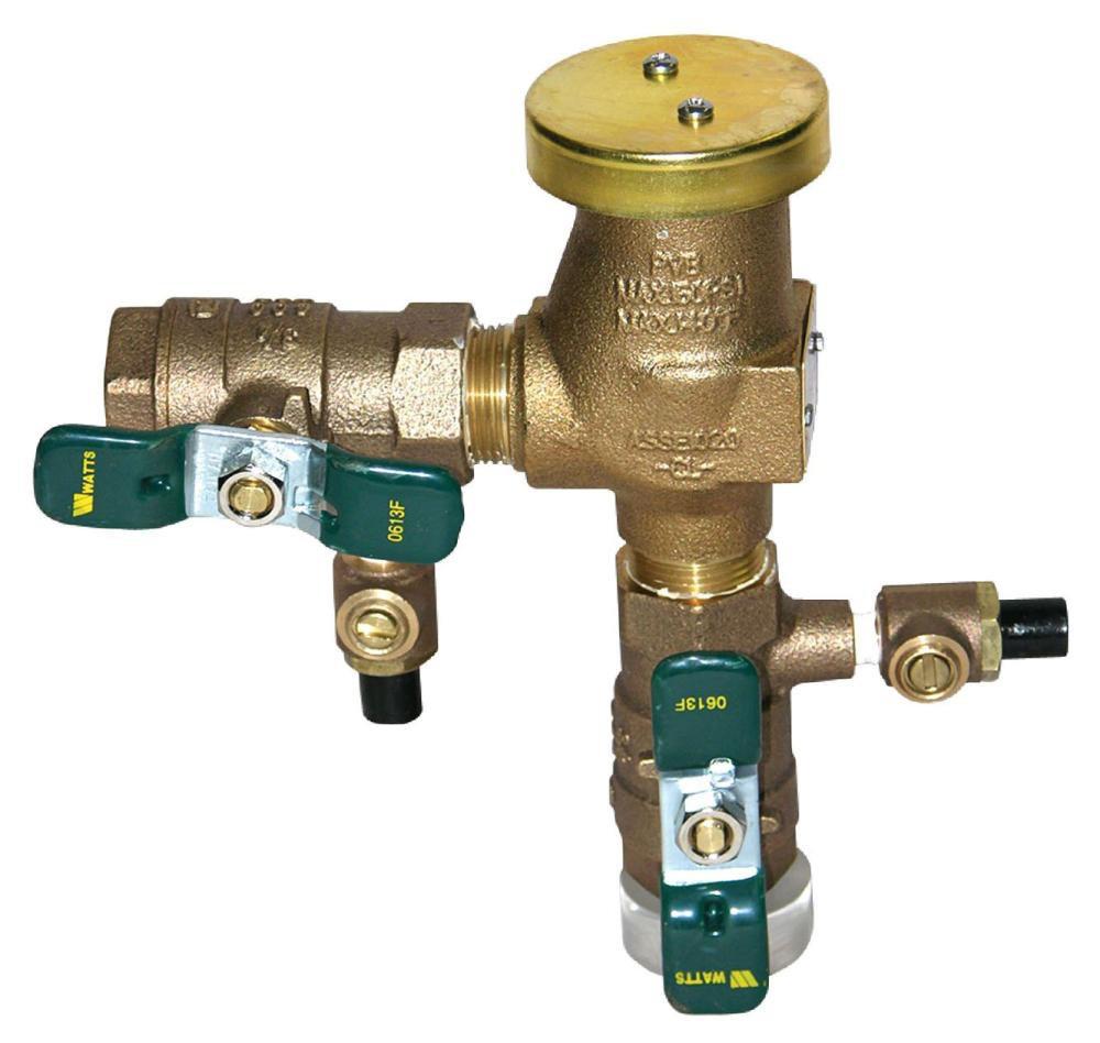 Watts Cast Bronze FNPT Copper Silicon Alloy 150 psi BFP Vacuum Breaker 