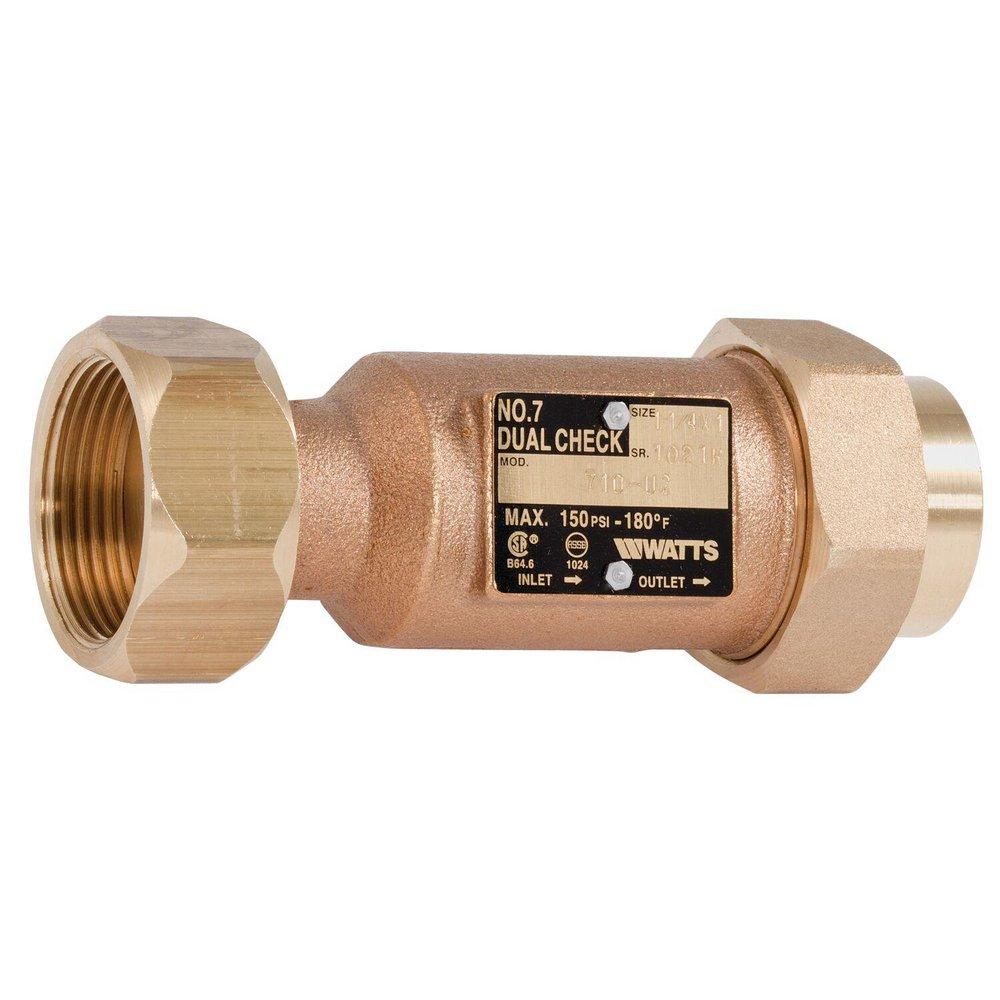 Watts Bronze Cast Copper Silicon Alloy Female Meter Threaded Backflow Preventer 