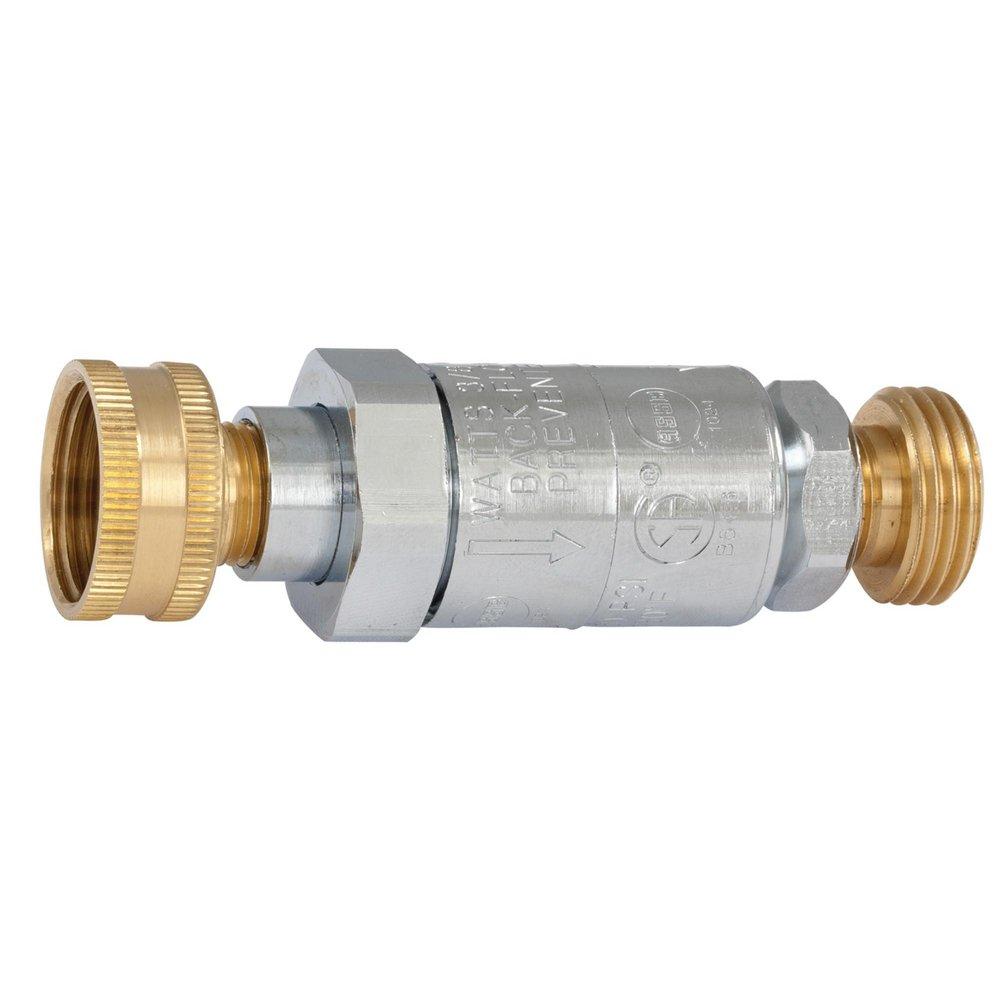 Watts Chrome-Nickel Plated Brass FNPT Backflow Preventer 
