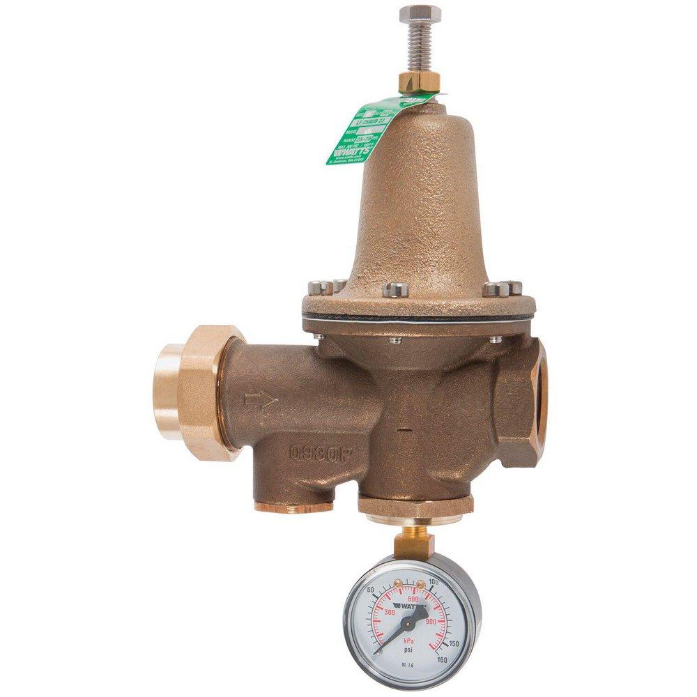 Watts 300 psi Cast Copper Silicon Alloy FNPT Union x FNPT Pressure Reducing Valve 