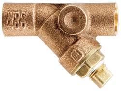 3/4 x 3/4 x 3/4 in. 400 psi Bronze Sweat Wye Strainer