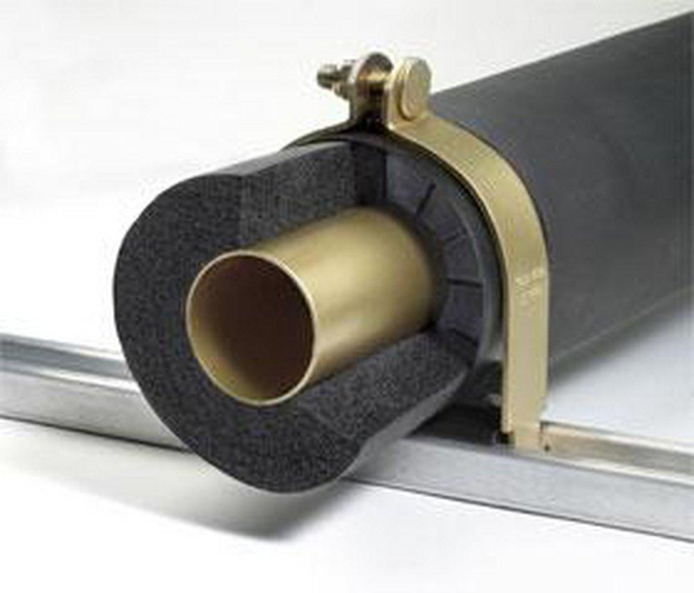 Klo-Shure&reg; Western Gold 1/2 in. Carbon Steel and Plastic Strut Pipe Clamp in Western Gold 