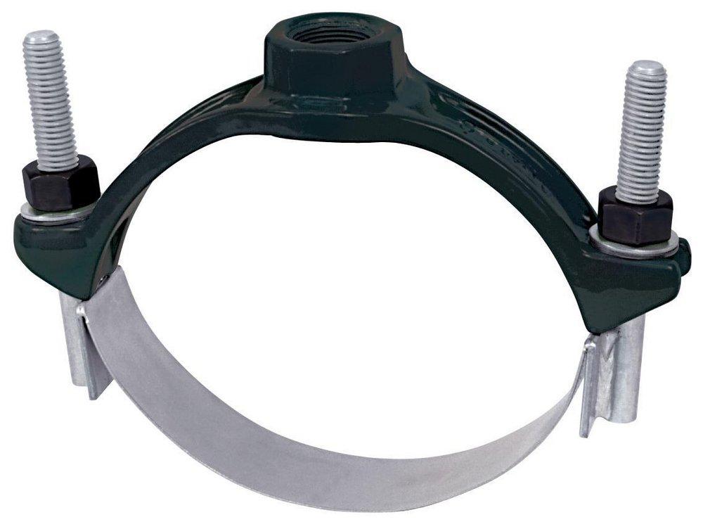 Ford Meter Box 1 in. IP Ductile Iron Saddle with 304 Stainless Steel Single Strap and EPDM Gasket 