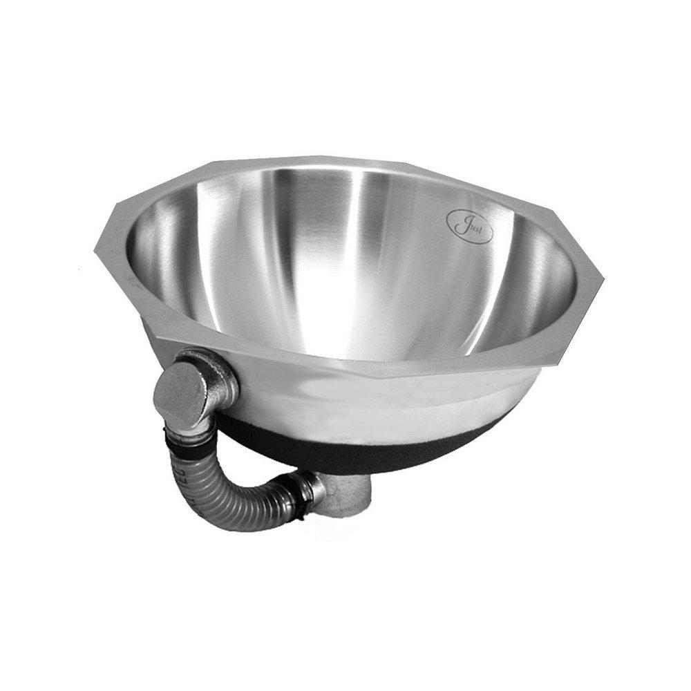 Just Manufacturing Brushed Steel UCIF-ADA-14 CIRCUL BOWL F/ UC 