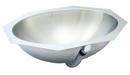 18 ga 1-Bowl Lavatory Sink in Stainless Steel (Less Hole)