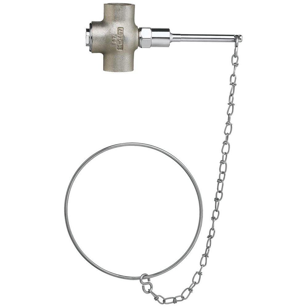 Speakman Rough Chrome Plated Self Closing Valve with 18 Chain 