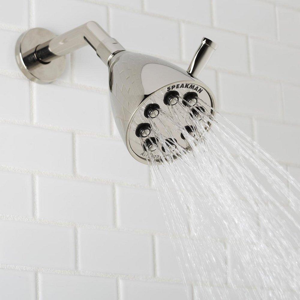 Speakman Polished Nickel Multi Function Intense, Rain and Flood Showerhead 