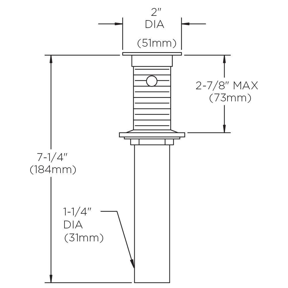 Speakman Polished Chrome Lavatory Drain Strainer 