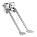 Speakman Polished Chrome 1/2 x 14 in. Brass Double Foot Pedal Mixing Valve 