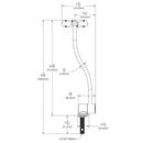 Speakman Polished Chrome Laboratory Swing-Activated Deckmount Eye Wash 