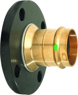1 in. Flanged x Press Bronze Adapter