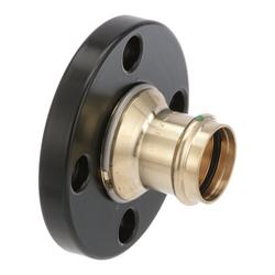 1-1/4 in. Flanged x Press Bronze Adapter