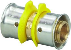 1-1/4 x 1 in. Bronze PEX Press Coupling