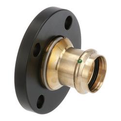 1-1/2 in. Flanged x Press Bronze Adapter