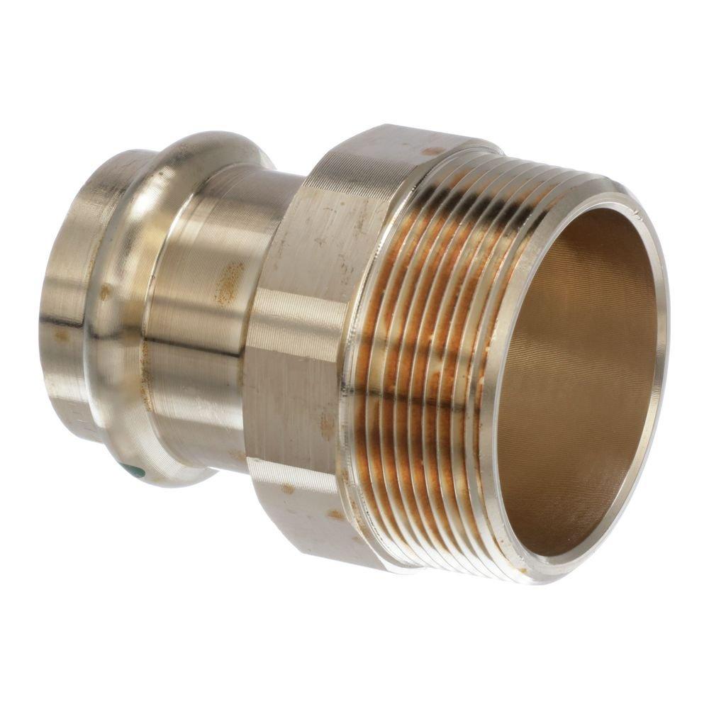 Viega Press x MNPT Bronze Reducing Adapter 