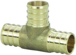 3/8 in. Brass PEX Crimp Tee