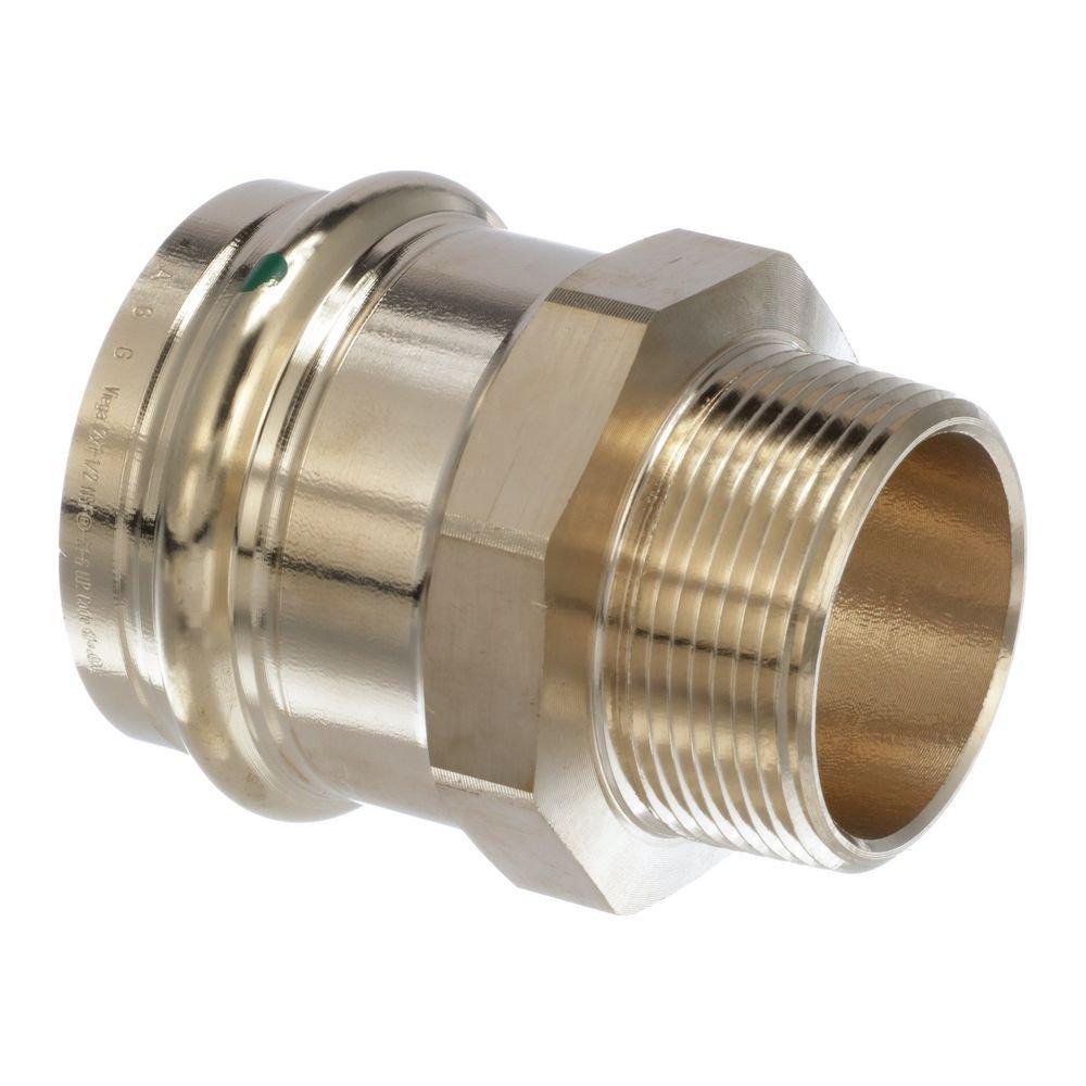 Viega Press x MNPT Bronze Reducing Adapter 