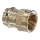 Viega Press x FPT Global Bronze Adapter with Rubber Sealing 