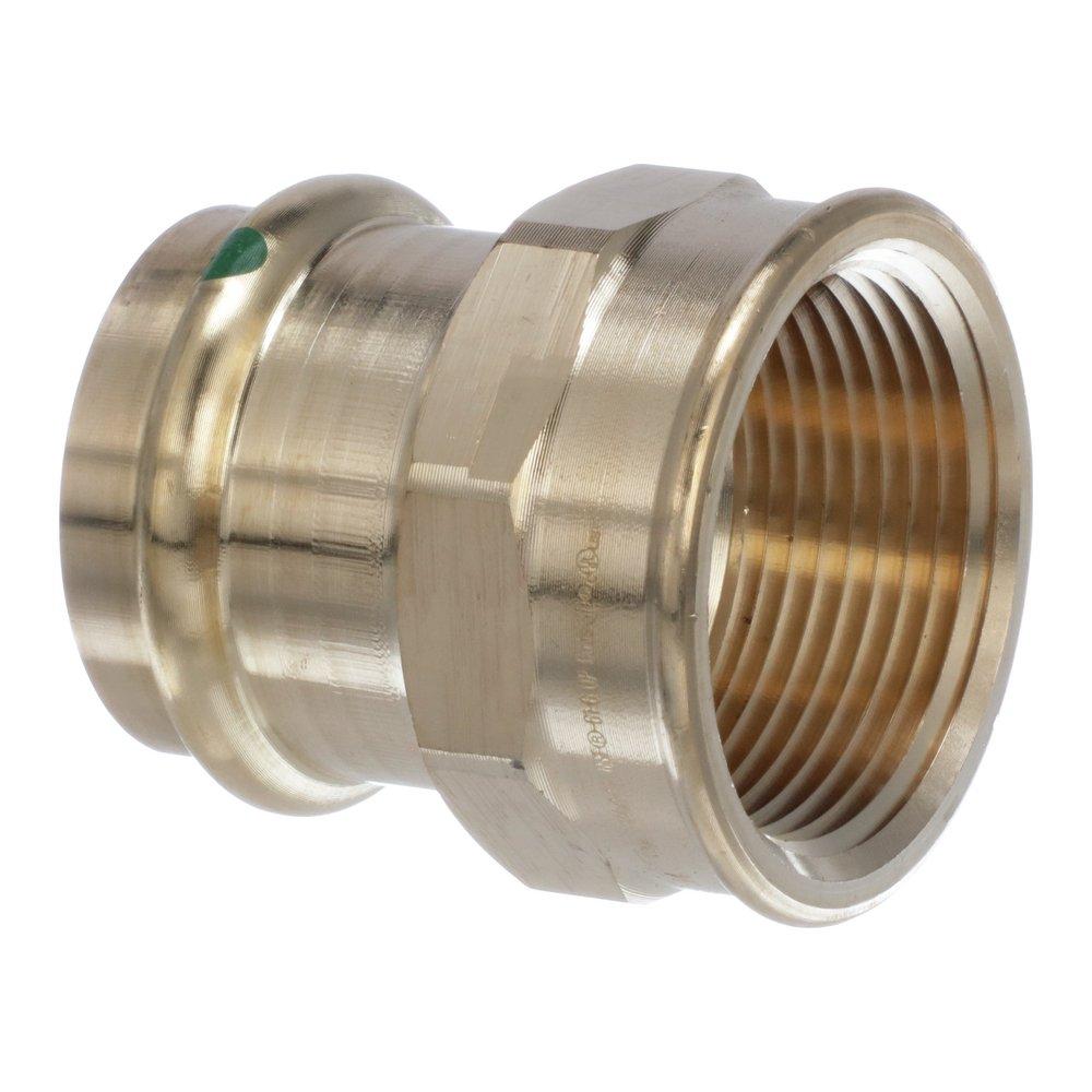 Viega Press x FPT Global Bronze Adapter with Rubber Sealing 
