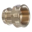 Viega Press x FPT Global Bronze Adapter with Rubber Sealing 