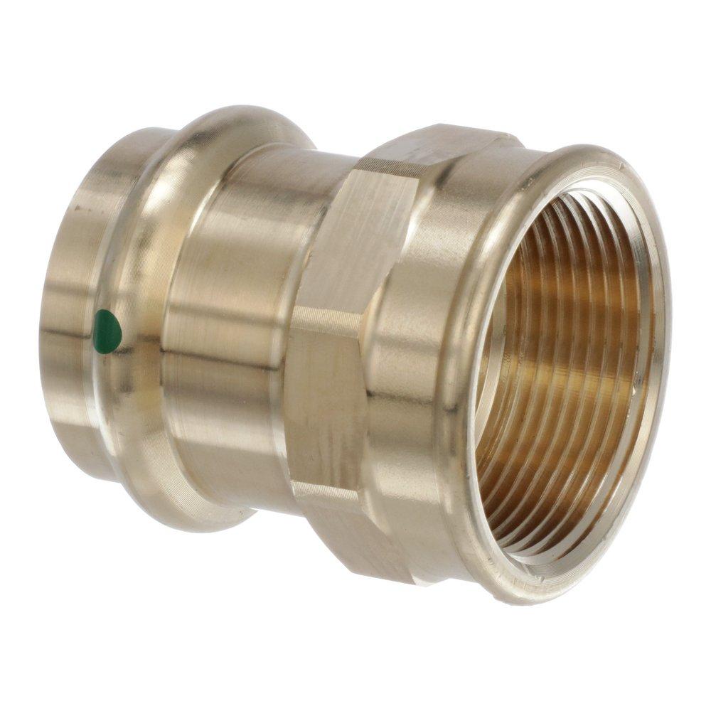 Viega Press x FPT Global Bronze Adapter with Rubber Sealing 