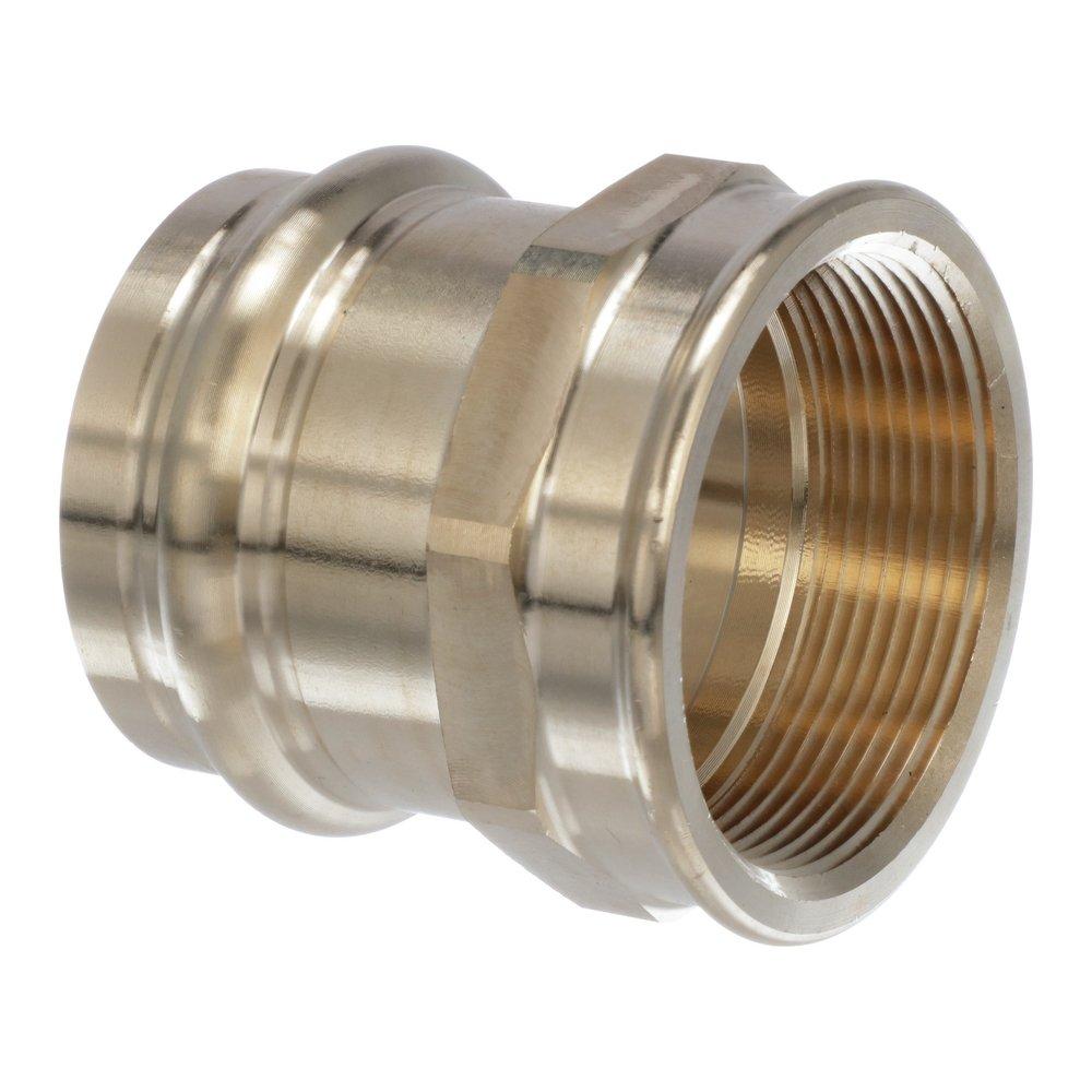 Viega Press x FPT Global Bronze Adapter with Rubber Sealing 