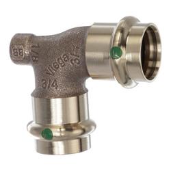 3/4 x 1/8 x 3/4 in. Press x FPT Vent Bronze Reducing Tee