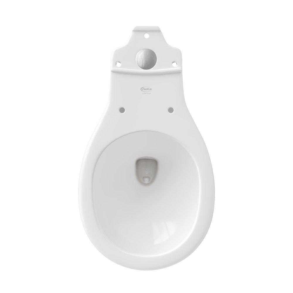 PROFLO&reg; White Round Toilet Bowl 