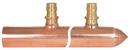 Copper Male Sweat x Spin Closed 1 in. 6 Outlet Valve Manifold
